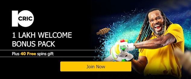 10 Cric 1 lakh welcome bonus