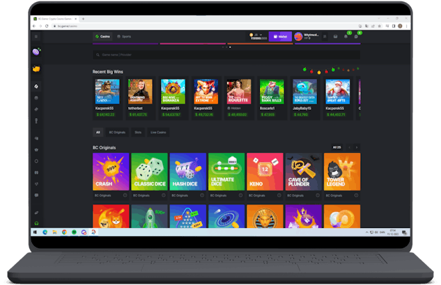 BC Game casino games 2