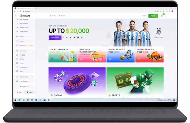 BC Game Lightsetting