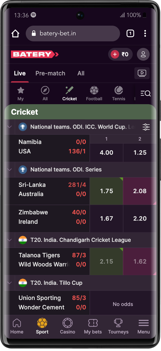 Batery Bet Sportsbook