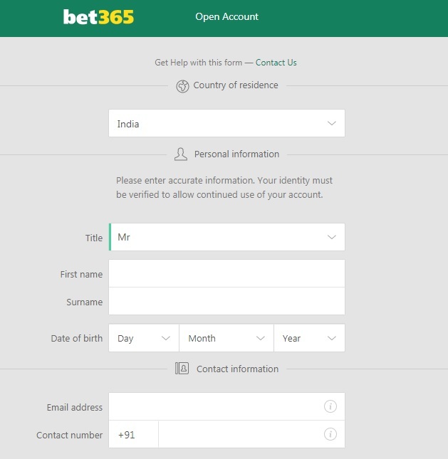 Bet365 Signup 3