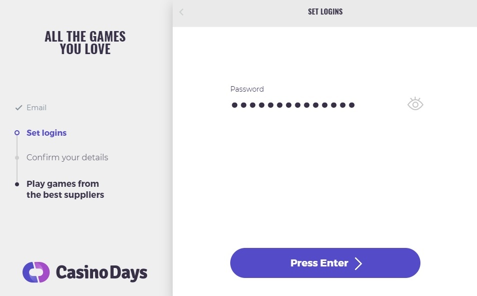 Casino days india registration 2