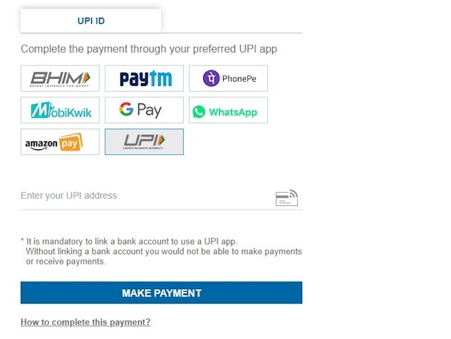 Deposit with UPI on Dafabet