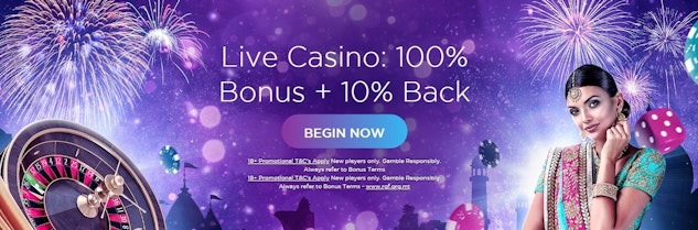 Genesis India Live Casino Bonus