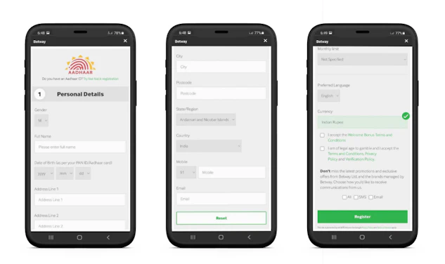 How to Register on Betway App