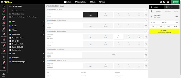 How to bet on Parimatch