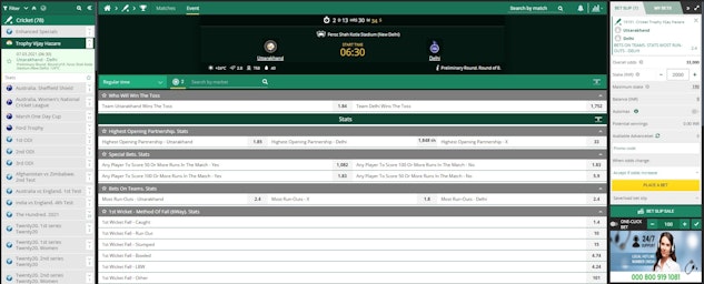 How to place a bet on Betwinner India