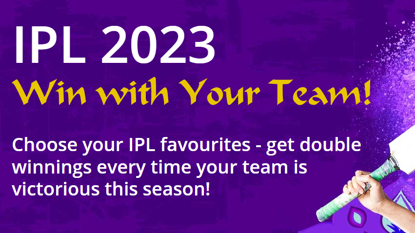 Get Double Winnings When Your IPL Team Wins!