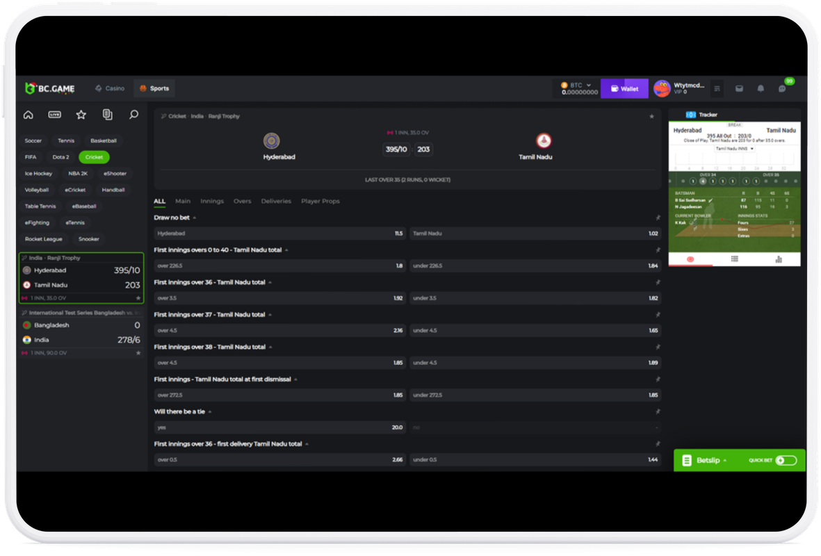Live Streaming tracker