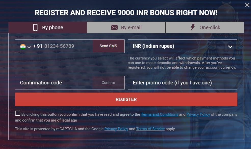 Megapari Phone Registration