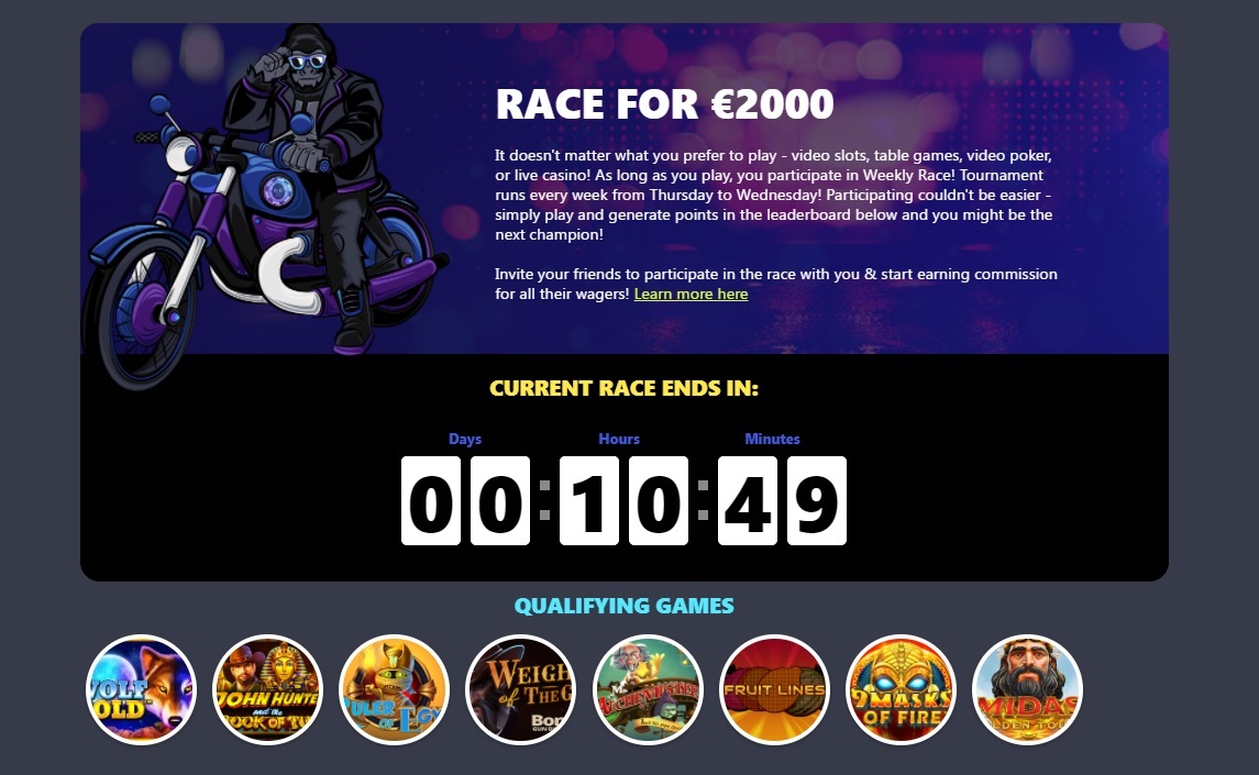 Mr Luck Casino Tournaments