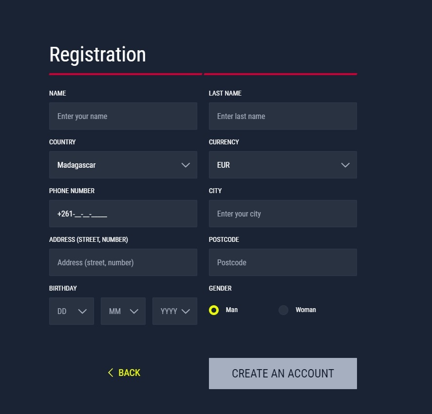 Rabona Registration 2