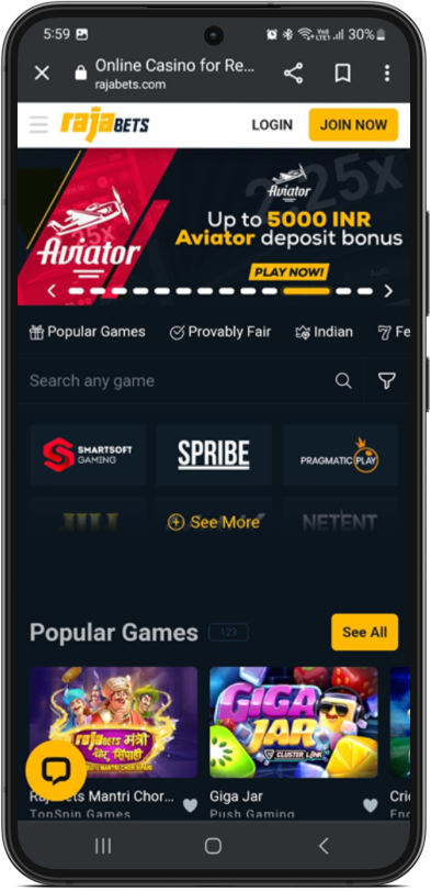 Rajabets Aviator Bonus