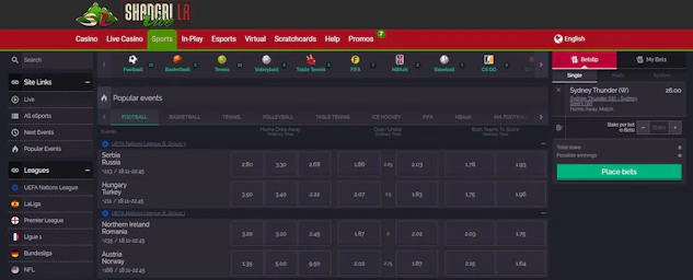 Shangri La Betting Site
