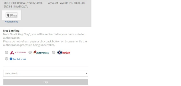 Betting deposit with bank transfer