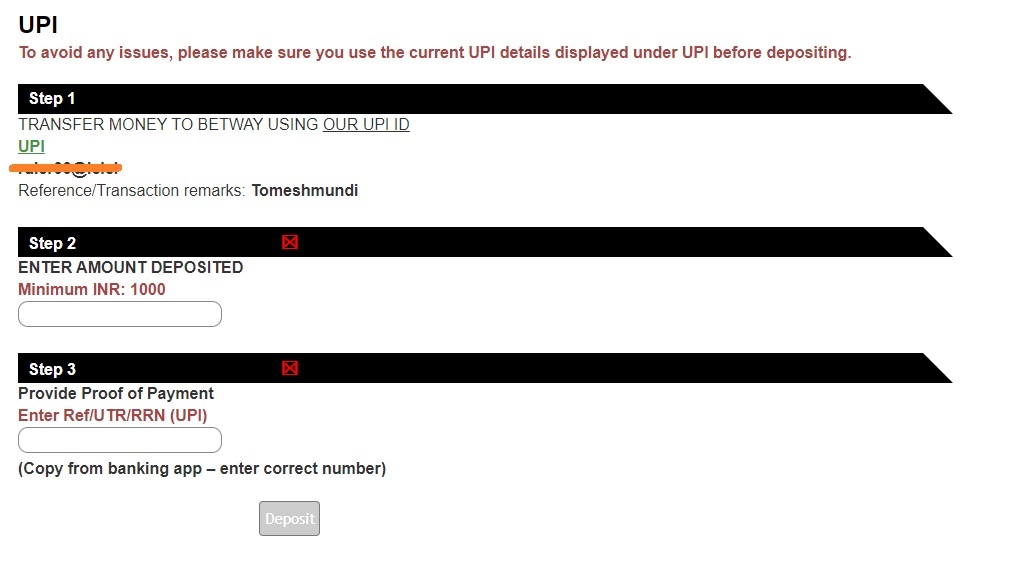 Exclusive Guide: How To Deposit On Betway With UPI