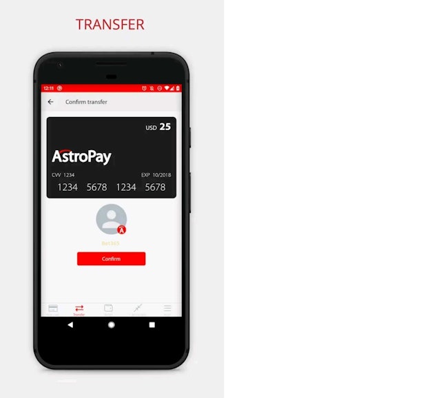 Deposit on betway with Astro Pay