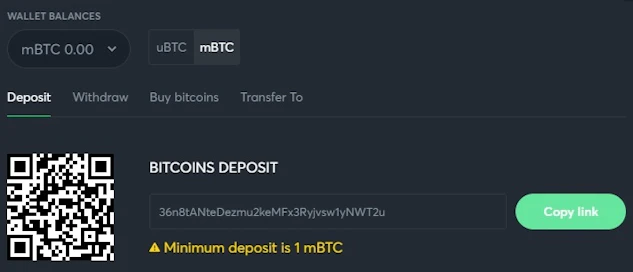 How to deposit bitcoin