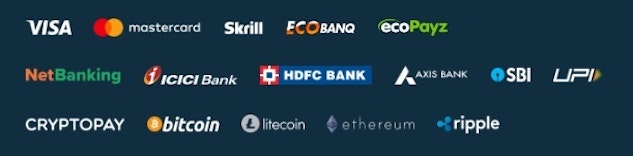 Pure casino deposit methods