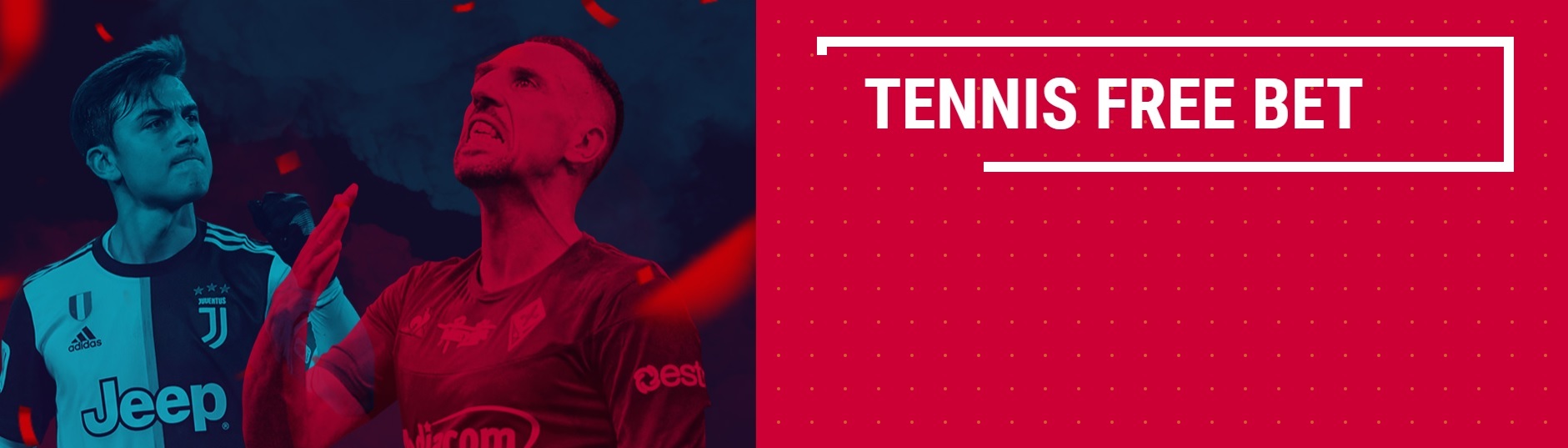 Earn Free Bets betting on Tennis on Rabona